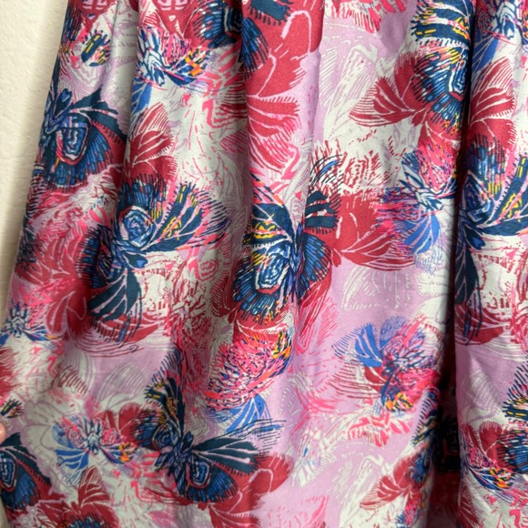 Free People Daydream Floral Butterfly Print‎ Dress Boho Festival Feminine Sz L - Picture 4 of 12